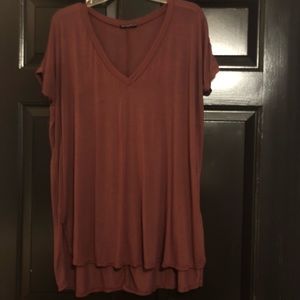 Brandy Melville Long Line V Neck